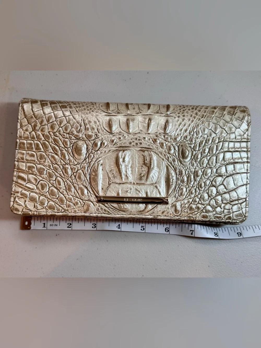 Brahmin AnnMarie Stardust Melbourne Leather Wallet Clutch